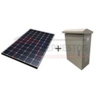 ☀ KIT SOLAR MEDVA PARA PUERTAS BATIENTES Y CORREDERAS
