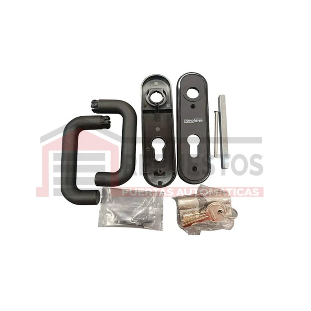 SET MANIVELA PUERTA ENSAMBLADA NOVOFERM ✨ AUTOMATISMOS ✨
